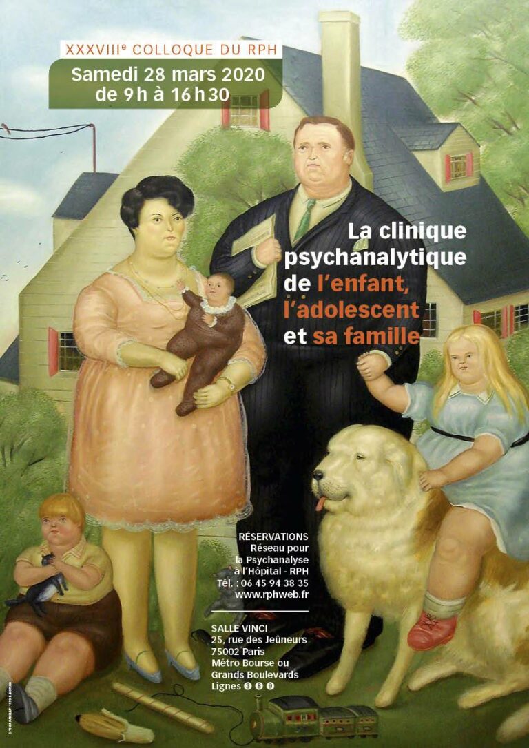 Lire la suite à propos de l’article La clinique psychanalytique de l’enfant , l’adolescent et sa famille