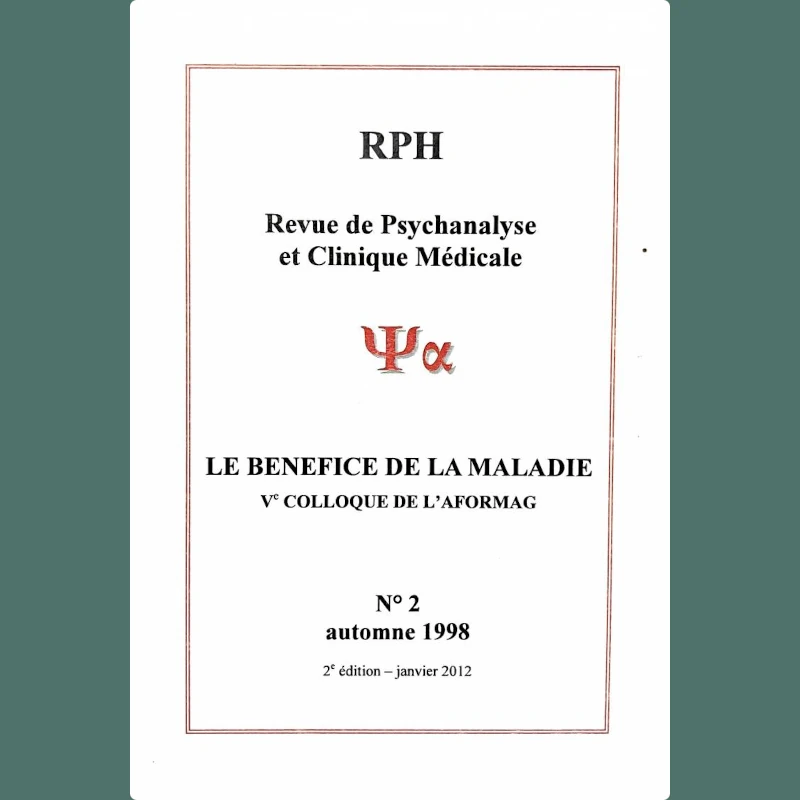 Revue de psychanalyse et clinique médicale 2